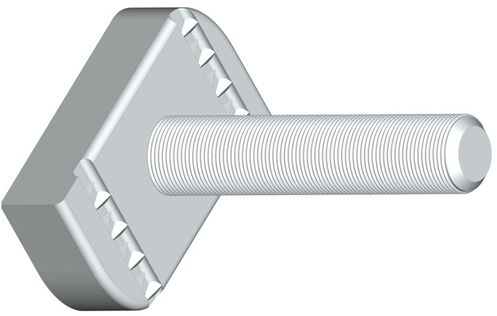 Болт Т-образный STRUT М12х60 EKF sttbm12x60