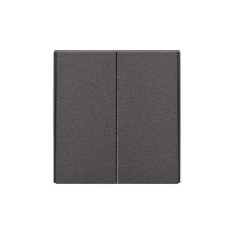 Выключатель 2-кл. СП STRONG MIELE 10А графит Kranz KR-78-0706-6