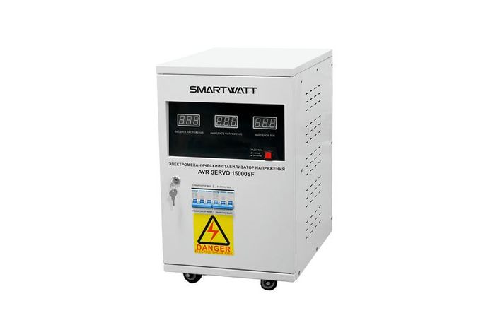 Стабилизатор напряжения электромеханический SMARTWATT AVR SERVO 15000SF | 4512020300003 Delta