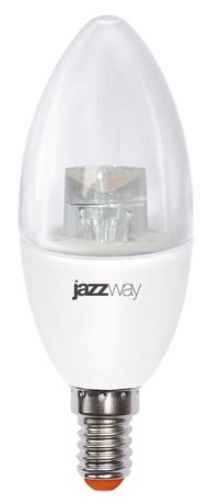 Лампа светодиодная PLED-SP CL 7Вт C37 свеча 3000К тепл. бел. E14 540лм 230В JazzWay 2853097