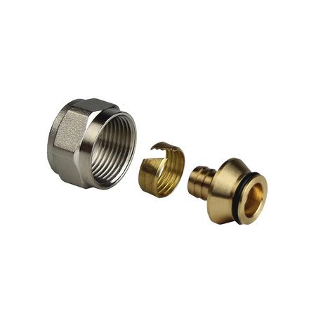 Соединитель конус аксиальный латунь 16х20х1/2дюйм желт. RTP 29304