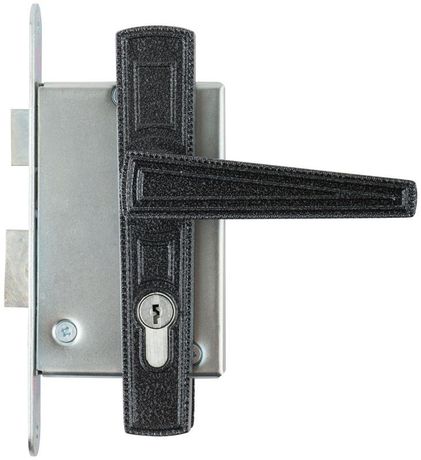 Замок врезной с ручками "Зенит" ЗВ4-3.01 серебр. 67001