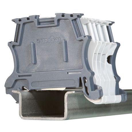 Фиксатор для клемм концевой Viking3 шаг 6мм Leg 037510 Legrand