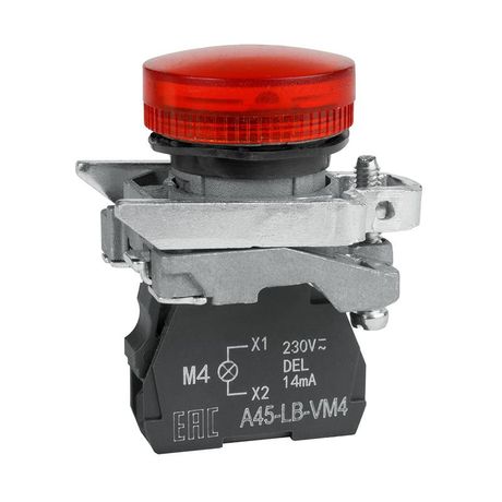 Сигнальная лампа OptiSignal D22 C4-L-M4 красная металл 230-240VAC XB4BVM4 - 332176 КЭАЗ