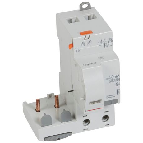 Дифференциальный блок DX3 - тип Hpi 30 мА 2П 230 В~ 63 А 2 модуля | 410435 Legrand