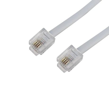 Удлинитель телефонный евро 15м бел. Rexant 18-3151 MEET