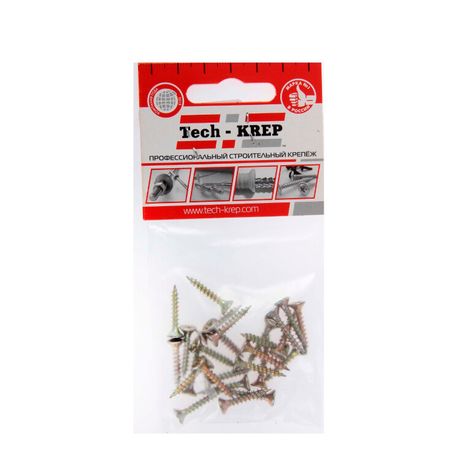 Саморез ШУж 3,5х20 пот. гол. (26 шт) - пакет ( 0,025 кг) | 102480 Tech-KREP
