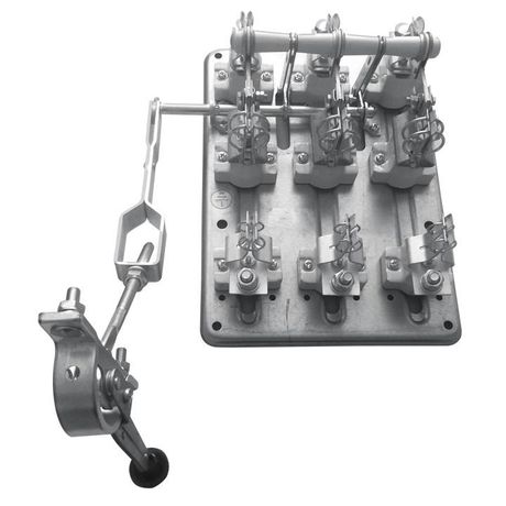 Разъединитель-предохранитель РПС-4 400А левый привод, без ППН Basic | rps-r-400l EKF