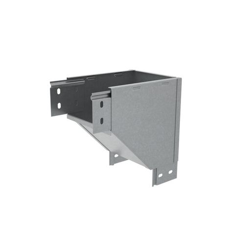 Угол для лотка вертикальный внешний с разворотом трассы на 180град. 150х100 сталь 1мм "ПЛЮС" VLTDplus90-100-150 КМ PL3719 КМ-Профиль