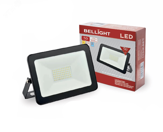 Прожектор светодиодный BL-LFL-2-20-12/24/36 slim/СДО 2-20-12/24/36 slim, 6500К, 1600 Lm, IP65 - 71712615 BELLIGHT BELLIGHT арт. 71712615