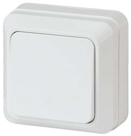 Выключатель 1-кл. ОП Quadro 10А IP20 2Э-101-01 250В бел. Intro Б0038836 ЭРА