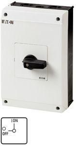 Выключатель нагрузки в корпусе 6п 1НО+1НЗ Ie=63А 0-1 90град. T5B-4-15164/I4 черн. ручка EATON 223021