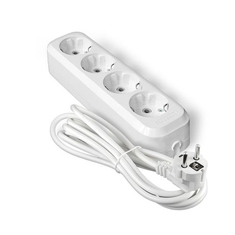 Удлинитель Е-304А ПВС 3*1,5 ,4 гнезда, с заземлением, 3м (еврослот) - 1730 Союз