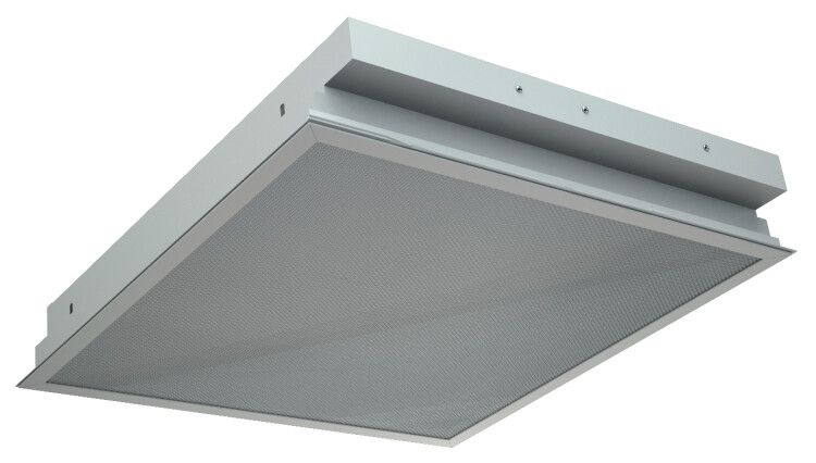 Светильник светодиодный ДСО OPL/R ECO LED 595 EM GRILIATO 34Вт 4000К IP20 опал | 1028000560 Световые Технологии