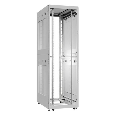 Шкаф серверный 42U 800х1200 передняя дверь: без. задняя боковые панели: перфорированные. цвет: серый RAL7035 - EX 8242.7002 SYSMATRIX