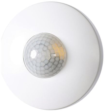 Датчик движения инфракрасный DR-06 W (бел. макс. дальность 5м 360град. монтаж на плоскость 230В AC 7А 1NO IP44) F&F EA01.007.005 Евроавтоматика