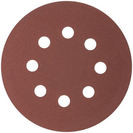 Круги абразивные шлифовальные перфорированные на ворсовой основе под липучку (Р180, 125 мм, 5шт), CUTOP Profi - 85-623 РОС