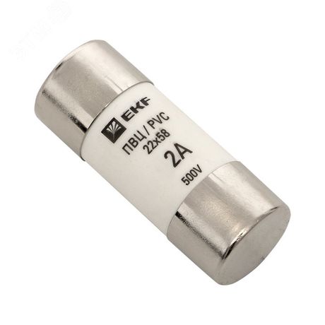 Плавкая вставка цилиндрическая ПВЦ (22х58) 2А EKF PROxima | pvc-22x58-2