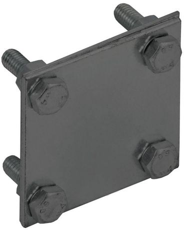 Зажим крестообразный полоса-полоса 40мм оцинкованная сталь TD IEK - ZCC63-13-1-40