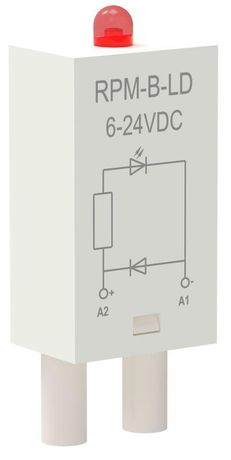 Модуль защиты для реле диод+светодиод 6-24В DC | RPM-B-LD-DC6-24V ONI IEK