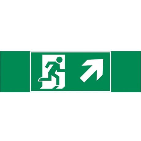 Пиктограмма ФИГУРА / СТРЕЛКА ВПРАВО ВВЕРХ 310х90мм для аварийно-эвакуационного светильника Basic IP65 ВАРТОН - V5-EM02-60.002.023 VARTA
