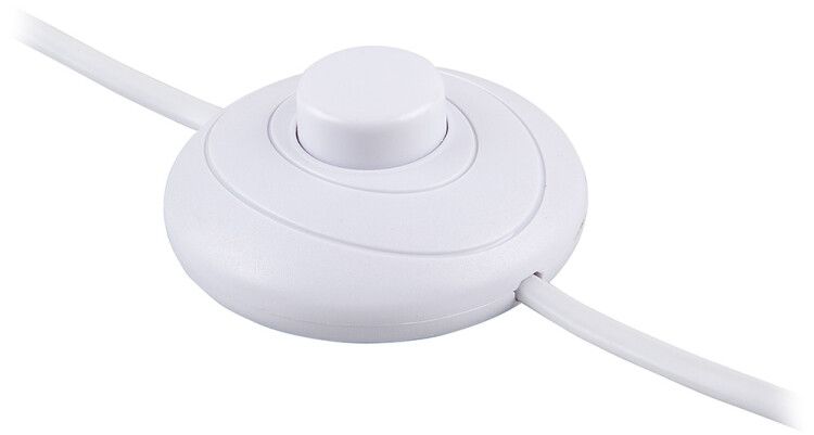 Шнур сетевой с ножным выключателем, пластик, белый Feron - 29844 DM106