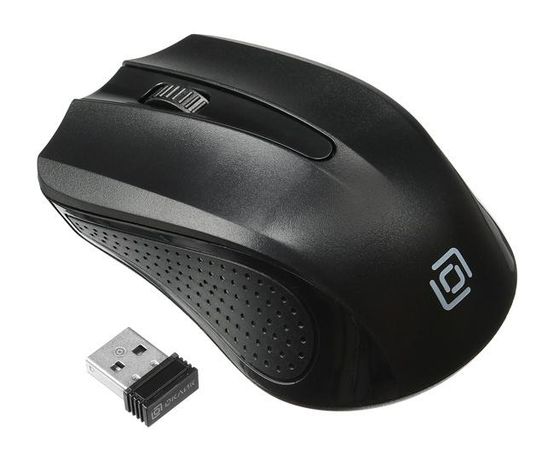 Мышь 485MW черн. оптическая 1200dpi беспроводная USB 2but MO-353 ОКЛИК 997819