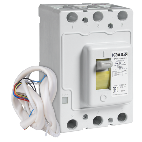 Выключатель автоматический ВА57-35-844710-250А-1250-220DC-НР230AC/220DC-УХЛ3 (Втычной, без панели) (техпредписание) | 338173 КЭАЗ