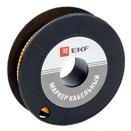 Маркер кабельный 2.5кв.мм 1 (1000ед) (ЕС-1) - plc-KM-2.5-1 EKF