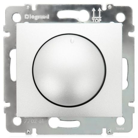 Светорегулятор поворотный СП Valena 400Вт алюм. (DIY-упак.) IEK 694348 Legrand