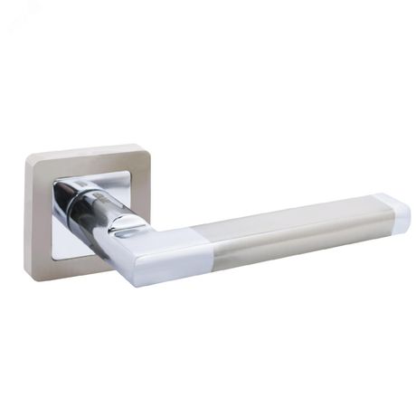 Ручка на круглой накладке (комплект), АЛЛЮР АРТ ВЕНСАН SN/CP (2682) никель матовый - 12273 ПТК