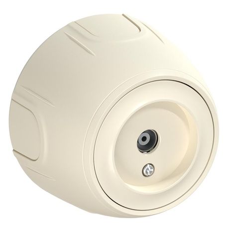 Розетка телевизионная TV Rotondo беж. OneKeyElectro 7700882 ССТ