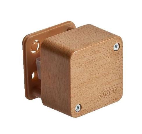 Коробка распределительная для о/п, 55х55х32мм (2 клемника,бук на светлой основе) | 65002-38М Рувинил TYCO
