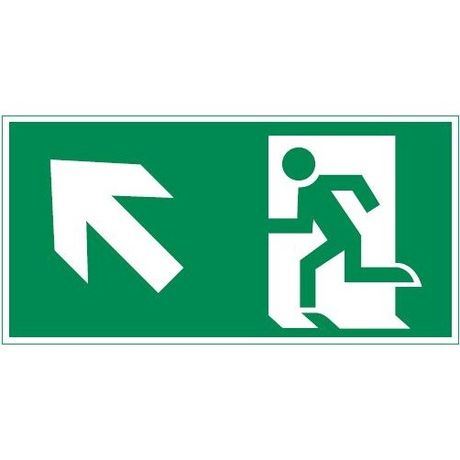 Пиктограмма ФИГУРА/СТРЕЛКА ВЛЕВО ВВЕРХ 300х150мм для аварийно-эвакуационного светильника IP65 Vision/IP65 Basic - V5-EM03-60.003.017 VARTA
