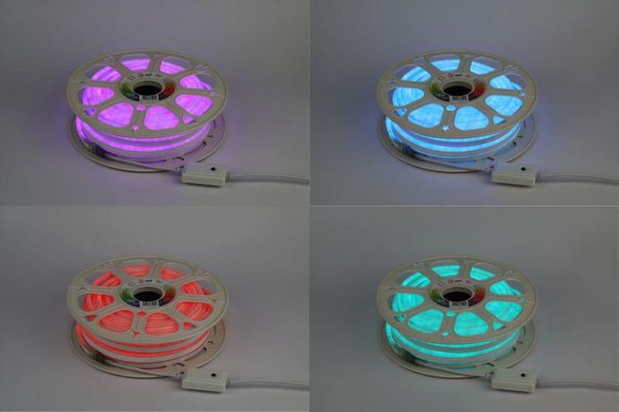 Светодиодная неоновая лента N5050 72-IP67-220V-20m-RGB многоцветная - Б0053983 ЭРА