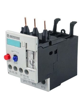 Реле перегрузки тепловое 3RU1126-4DB0 3п 11кВт 20...25А 1НО+1НЗ типоразмер S0 ручной и автоматический сброс винтовые клеммы IP20 Электротехник ET454756