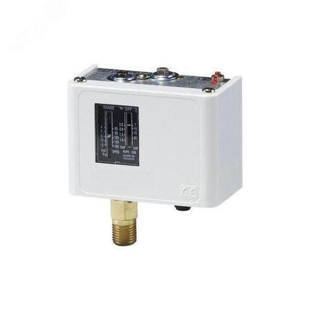 Реле давления KPI 35R, диапазон настройки -0,2...7,5 бар, дифференциал 0,7…4 штуцер G1/4А, автоматический сброс - 060-121766R Ридан