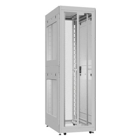 Шкаф серверный 52U 800х1200 передняя дверь: двустворчатая перфорированная IP20. задняя без. боковые панели: перфорированные. цвет: серый RAL7035 - EX 8252.7402 SYSMATRIX