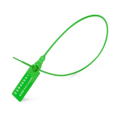 Пломба номерная Универсал-350 (зел) | 102088 Fortisflex КВТ