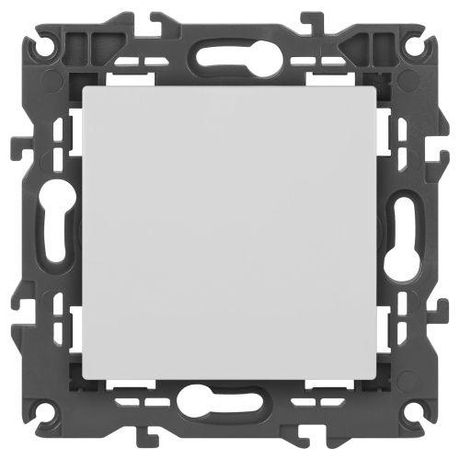 Кнопка Elegance 14-1111-01М , 10АХ-250В, белый матовый | Б0065810 ЭРА