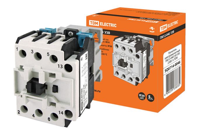 Пускатель электромагнитный ПМ12-040150 У3В 230В 1з | SQ0714-0046 TDM