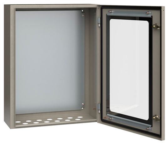 Корпус металлический ЩМП-3-0 (650х500х220мм) У2 IP54 прозрачная дверь IEK - YKM11-03-54-1