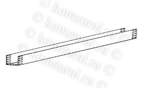 Лоток неперфорированный 100х65 L2000 1.2мм ЛМГ УХЛ2.5 КЭМЗ 134 103326 48