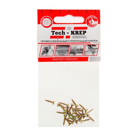 Саморез ШУж 2,5х13 пот. гол. (25 шт) - пакет ( 0,011 кг) | 102467 Tech-KREP