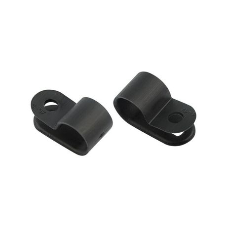 Кабельная скоба под винт 9 мм, черная, упаковка 50 шт (etm07-4409-1), REXANT MEET