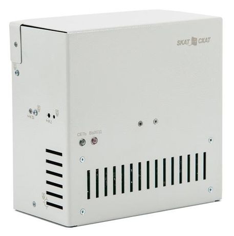 Источник бесперебойного питания 12В , 4А, уникальный корпус потолочного крепления под АКБ 7-12 Ач - 288 Бастион