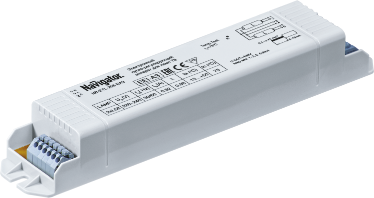 Электронный пускорегулирующий аппарат ЭПРА ЛЛ 2х58 встраиваемый - 17054 Navigator 94430