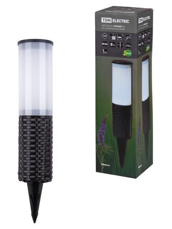 Светильник СС "Ротанг 1" на солнечных батареях, пластик, 7х43cм, | SQ0330-0114 TDM