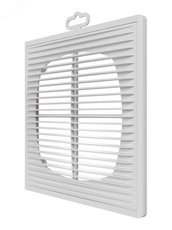 Решетка вентиляционная приточно-вытяжная, из ABS пластика208х208 - 2121П ЭРА 224
