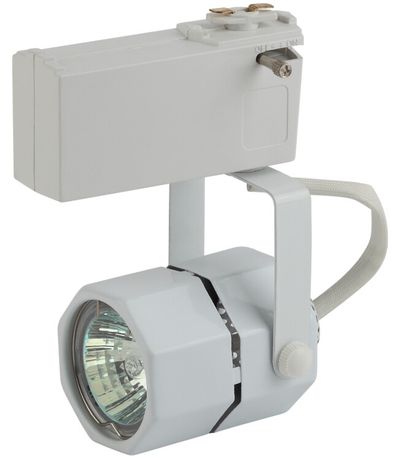 Светильник трековый под лампу TR9-GU10 WH MR16 белый | Б0044265 ЭРА
